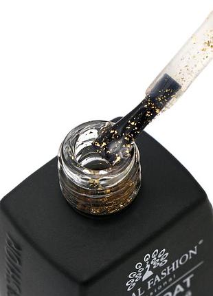 Топ без липкого слоя с частицами золота gold foil global fashion, 12 мл