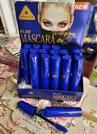 Водостойкая тушь для ресниц esecnce blue mascara