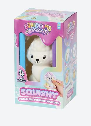Набір для творчості squishy diy з фігуркою та маркерами, антистрес іграшка для розфарбовування
