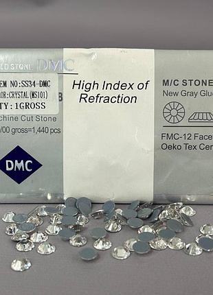 Ss34 термоклеевые стразы дмс (dmc китай) col crystal