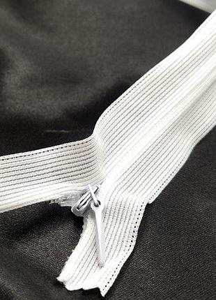 Молния потайная белая, 35см