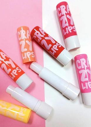 Гигиеническая помада для губ crazy lips