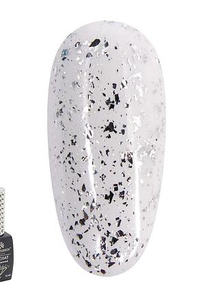 Топ без липкого слоя, silver foil top, 12мл