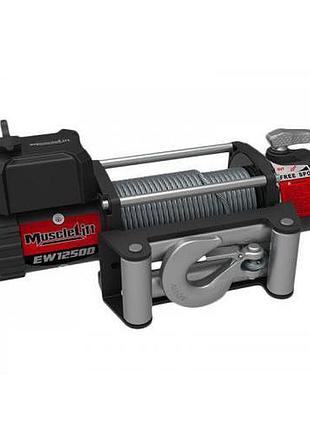 Лебідка ew-12500 24v 5670кг musclelift електрична для буксирування автомобілів та вантажів dm-11
