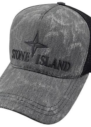 Бейсболка stone island с сеткой — стиль и комфорт на каждый день