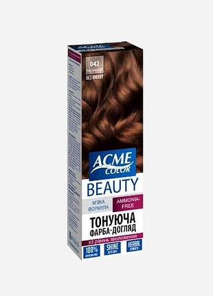 Гель-фарба каштан №042 тм acme-color beauty
