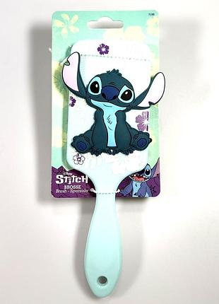 Детская расческа disney stitch – мятная массажная щетка для волос