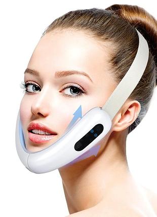 Микротоковый массажер для лица tender skin and face — подтяжка двойного подбородка