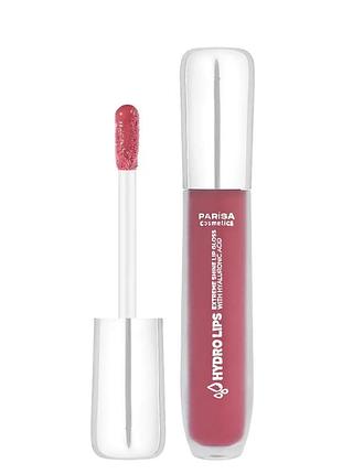 Зволожувальний блиск для губ parisa cosmetics hydro lips 01 кораловий