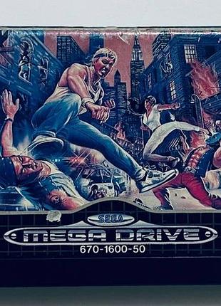 Streets of rage, б/в, англійська версія, без коробки - картридж для sega mega drive
