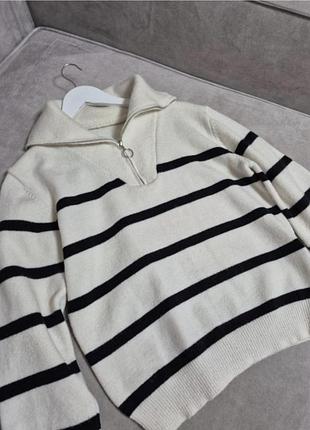 Женский свитер поло 3