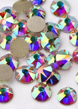 Камни xirius crystals, цвет сrystal ab ss10 (2,7-2,8мм) уп 100шт
