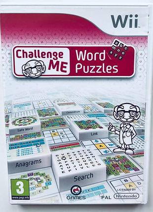 Challenge me word puzzles, б/у, английская версия - диск для nintendo wii