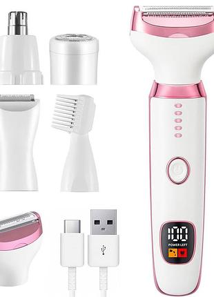 Женский эпилятор 5в1 для лица и тела, от usb, ms-8377