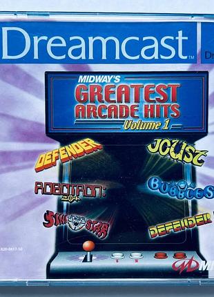 Midway's greatest arcade hits volume 1, б/в, англійська версія - диск для sega dreamcast