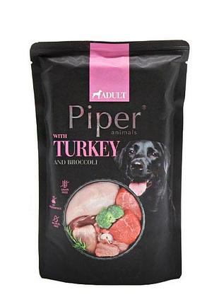 Консерва dn piper dog с индейкой и брокколи, 500 г