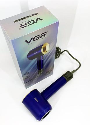 Фен для волос профессиональный 2 скорости vgr v-445, хороший электрический фен мощный для волос xv-15