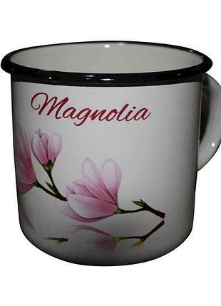 Кружка ем. 1л /2 без кришки магнолія молочна i0107 тм idilia