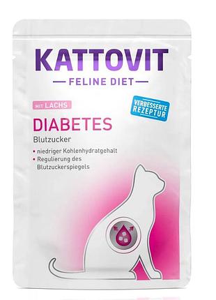 Kattovit diet diabetes шматочки у соусі лосось 85 р.