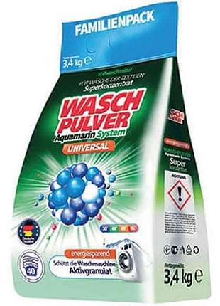 Порошок пральний автомат universal 3,4кг тм wasсh pulver