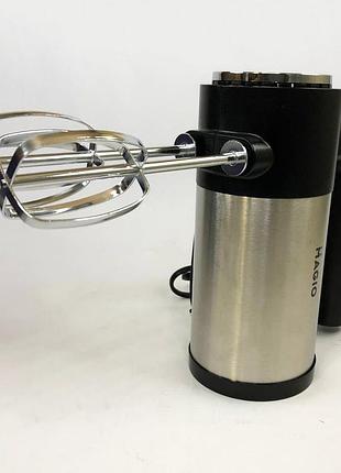 Бытовой миксер с венчиками magio мg-231 300 вт, ручной миксер с различными режимами скорости mi-42