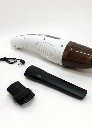 Пилосос з насадками для прибирання в машині car vacuum cleaner hy05, пилосос портативний ручний ei-68