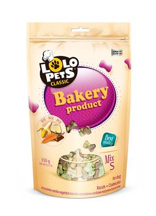 Lolopets бисквит для собак косточки mix 350г s 80800