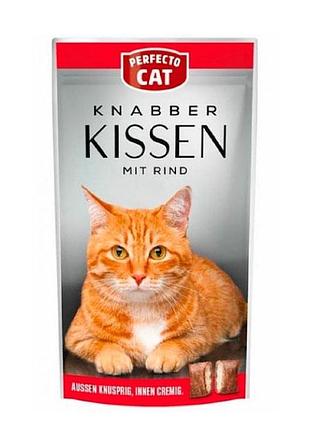 Подушечки perfecto cat для котів з яловичиною, 50 г
