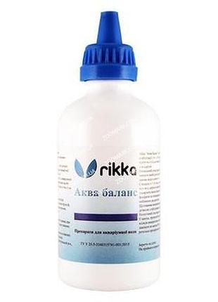 Аква баланс rikka-кондиціонер для стабілізації балансу в акваріумній воді 100 мл аква баланс 100мл