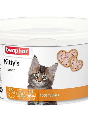 Kittys junior-ласощі з вітамінами для кошенят 1000 таблеток