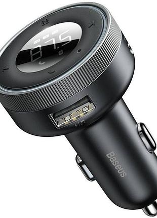 Азу fm модулятор baseus enjoy 17w (2usb-a) (cclh-01) черный