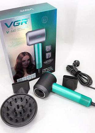 Фен для укладки волос с функцией ионизации vgr, хороший фен для волос легкой укладки gm-33