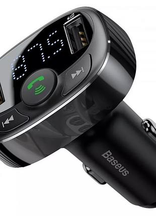 Азп fm модулятор baseus s-09a 10w (2usb-a) (ccmt) black