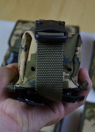Підсумок на 2 магазини подвійний із кордури піксель molle тактичний qm-37