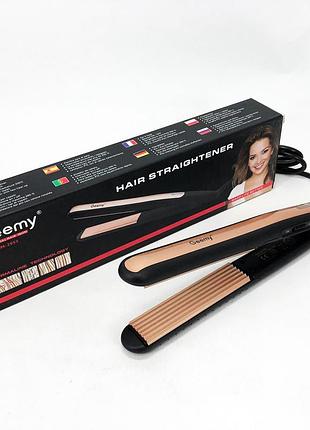 Щітка-щипці для випрямлення волосся gemei gm-2955w, випрямляч праска для короткого волосся yu-14