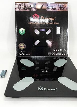 Весы с функцией bluetooth domotec, смарт весы с дисплеем для взвешивания приложением jy-33