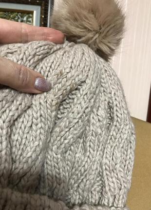 Вязаная шапка от h&m9 фото