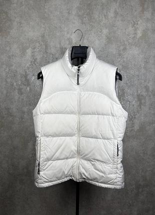 Пуховик-жилетка the north face 700 nuptse white women’s size l