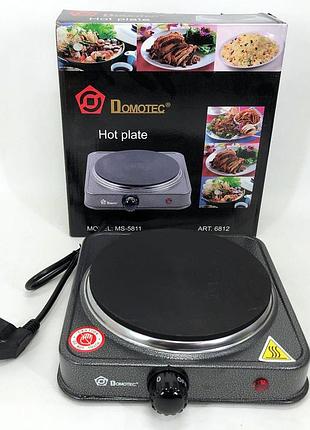 Плита кухонная переносная domotec ms-5811 1500 вт, электрическа настольная плита, электро электроплиты vu-70