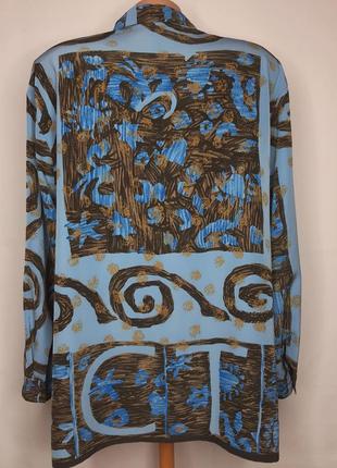 Винтажная блуза рубашка claire elmorea, размер 14/162 фото