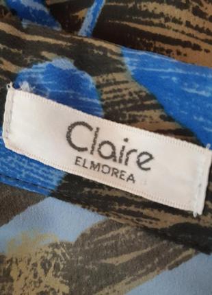 Винтажная блуза рубашка claire elmorea, размер 14/168 фото