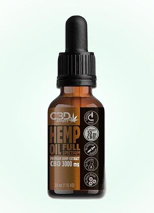 Кбд масло 10% cbd full spectrum (30 мл/3000 мг) - полный спектр.