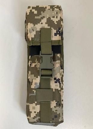 Підсумок для двох магазинів рпк (ркк) закритого типу на фастексі з molle піксель