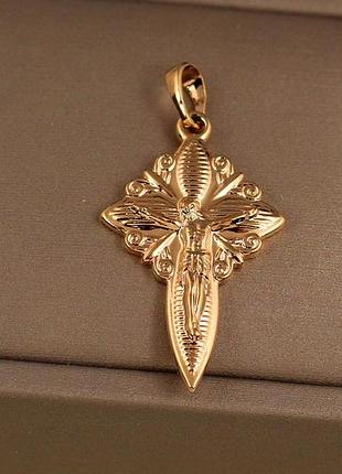 Кулон xuping jewelry осяяння 3 см золотистий