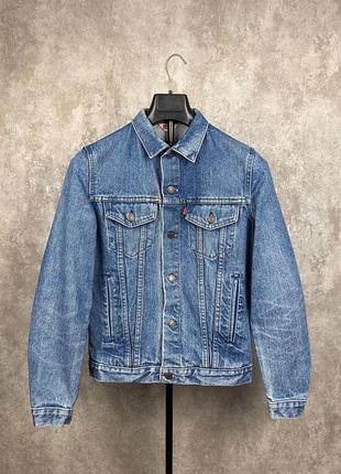 Джинсовка levi’s blue trucker jacket vintage франція розмір small