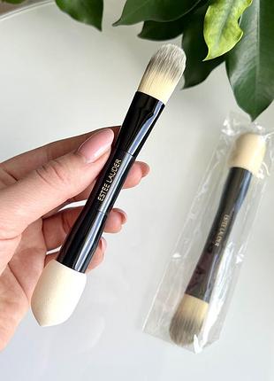 Кисть для тона estée lauder double wear dual-ended foundation brush / blender