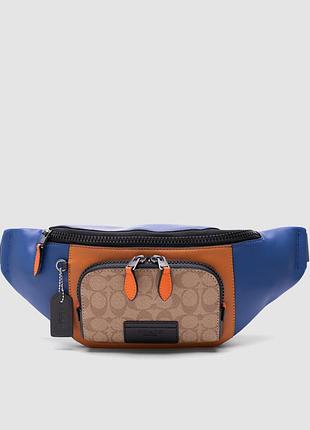 🦁 coach track belt bag in colorblock 40 х 16 х 7 см