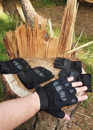 Перчатки тактические oakley fo712 черные xl
