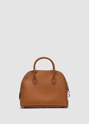 💎 hermes 1923 bolide 25 brown/silver 25 х 19 х 9 см