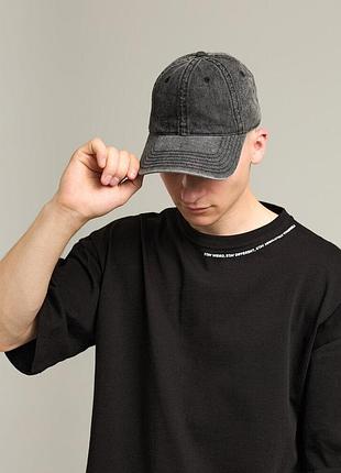 Кепка pobedov jeans чорний